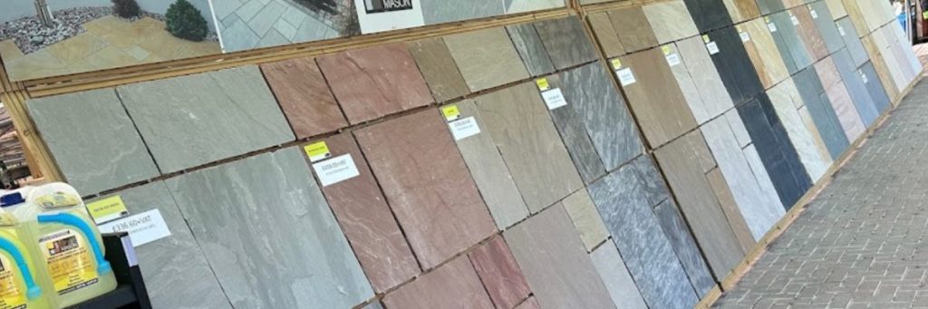 Indian Sandstone Colours on display at Hare Hatch